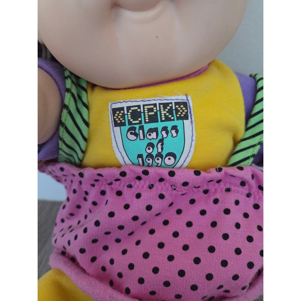 Vintage 1990 Cabbage Patch Kids Doll Class of 1990 Hasbro Soft Body Toy - Picture 2 of 10